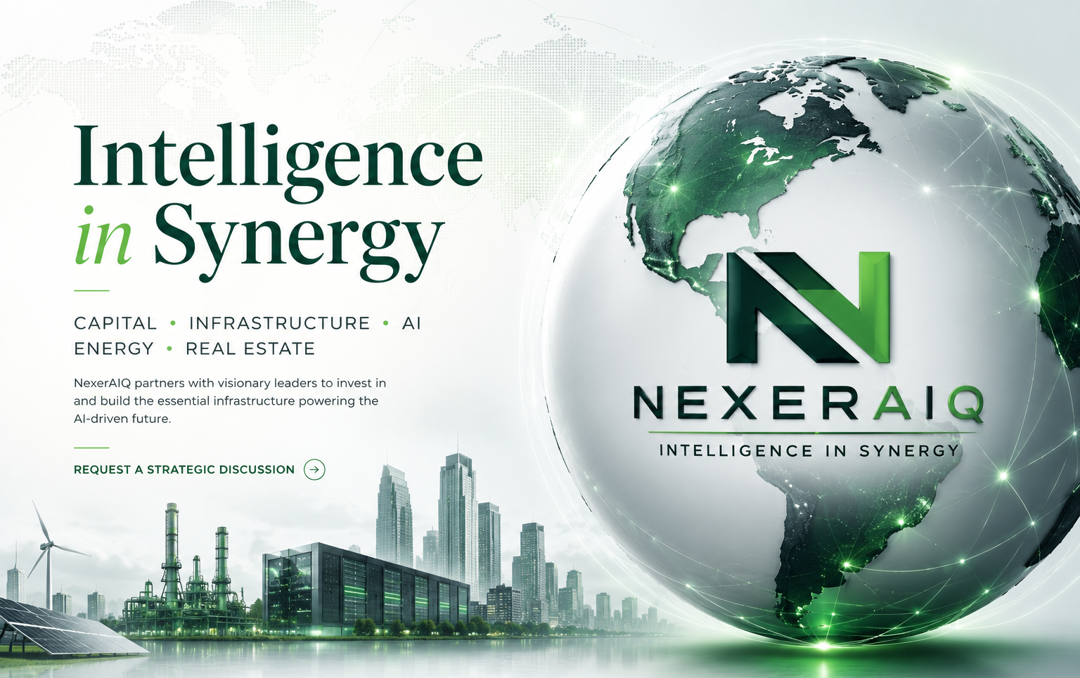 NEXERAIQ global infrastructure intelligence logo